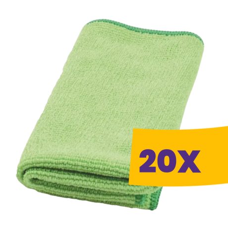 TASKI MyMicro Cloth mikroszálas törlőkendő 36x36cm zöld 20db