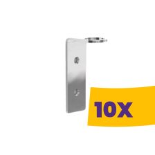   LAPÉ Single Bracket kis fali tartó 1 Lapé termékhez króm (Karton - 10db)