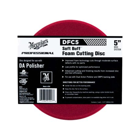 Meguiar's Soft Buff Foam Cutting Disc 5" vágó polírozó korong 140 mm