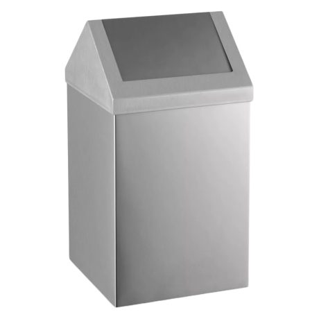 Dayco rozsdamentes acél billenőfedeles szemetes 80L