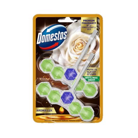 Domestos Aroma Lux WC-rúd White Rose & Tea Tree Oil 2x55g