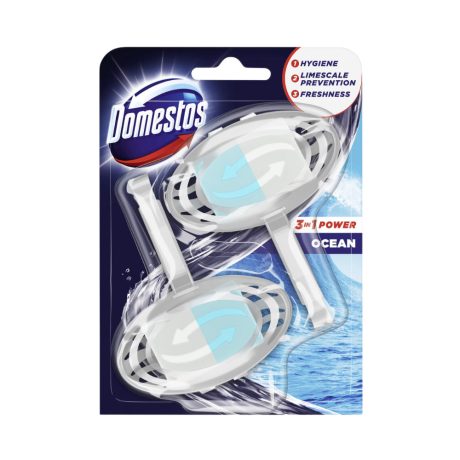 Domestos WC illatosító rúd kosaras 3in1 Ocean 2db-os