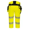 Portwest DX402 DX4 Hi-Vis 3/4-es nadrág sárga-fekete