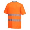 Portwest DX413 DX4 Hi-Vis rövid ujjú pólóing narancs-fekete
