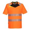 Portwest DX413 DX4 Hi-Vis rövid ujjú pólóing narancs-fekete