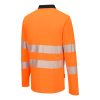Portwest DX419 DX4 Hi-Vis pólóing narancs-fekete