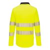Portwest DX419 DX4 Hi-Vis pólóing sárga-fekete