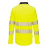 Portwest DX419 DX4 Hi-Vis pólóing sárga-fekete