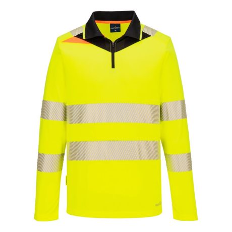 Portwest DX419 DX4 Hi-Vis pólóing sárga-fekete