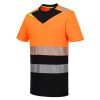 Portwest DX434 DX4 Hi-Vis Class 1 póló narancs-fekete