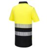 Portwest DX435 DX4 Hi-Vis Class 1 cipzáras pólóing sárga-fekete