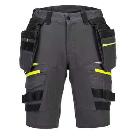 Portwest DX444 DX4 lengőzsebes rövidnadrág metál szürke