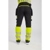 Portwest DX445 DX4 Hi-Vis lengőzsebes Class 1 nadrág sárga-fekete