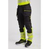 Portwest DX445 DX4 Hi-Vis lengőzsebes Class 1 nadrág sárga-fekete