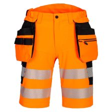   Portwest DX446 DX4 Hi-Vis Holster rövidnadrág narancs-fekete