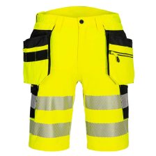   Portwest DX446 DX4 Hi-Vis Holster rövidnadrág sárga-fekete