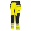 Portwest DX454 DX4 Hi-Vis lengőzsebes nadrág sárga-fekete