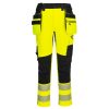 Portwest DX454 DX4 Hi-Vis lengőzsebes nadrág sárga-fekete