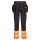 Portwest DX457 DX4 Hi-Vis Class 1 lengőzsebes nadrág narancs-fekete