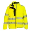 Portwest DX466 DX4 Hi-Vis 4 az 1-ben kabát sárga-fekete