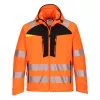 Portwest DX475 DX4 Hi-Vis Softshell dzseki narancs-fekete