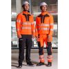 Portwest DX477 DX4 Hi-Vis cipzáras pulóver narancs-fekete