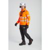 Portwest DX477 DX4 Hi-Vis cipzáras pulóver narancs-fekete