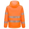 Portwest DX483 DX4 Hi-Vis kapucnis pulóver narancs-fekete