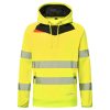 Portwest DX483 DX4 Hi-Vis kapucnis pulóver sárga-fekete