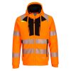 Portwest DX484 DX4 Hi-Vis kapucnis pulóver narancs-fekete