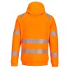 Portwest DX484 DX4 Hi-Vis kapucnis pulóver narancs-fekete