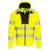 Portwest DX484 DX4 Hi-Vis kapucnis pulóver sárga-fekete