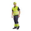 Portwest E049 Hi-Vis kéttónusú nadrág sárga-tengerészkék