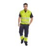 Portwest E049 Hi-Vis kéttónusú nadrág sárga-tengerészkék