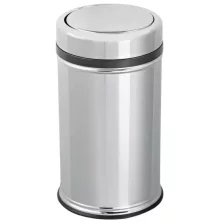 Dayco rozsdamentes acél billenőfedeles szemetes 45L