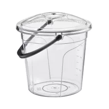 Átlátszó vödör fedéllel 20L
