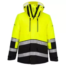   Portwest EV401 EV4 Hi-Vis Expedition Parka télikabát sárga-fekete