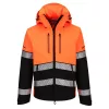 Portwest EV465 EV4 Hi-Vis kabát (3L) narancs-fekete