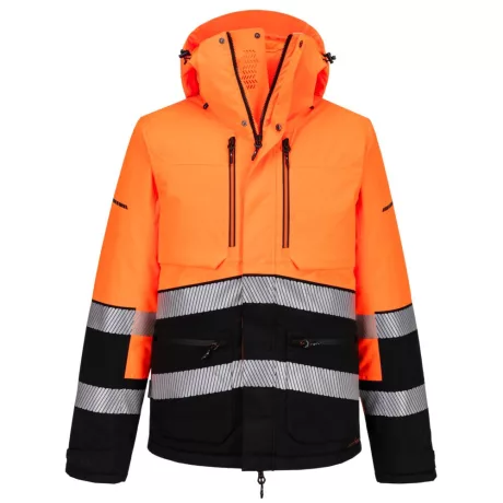 Portwest EV467 EV4 Hi-Vis télikabát narancs-fekete