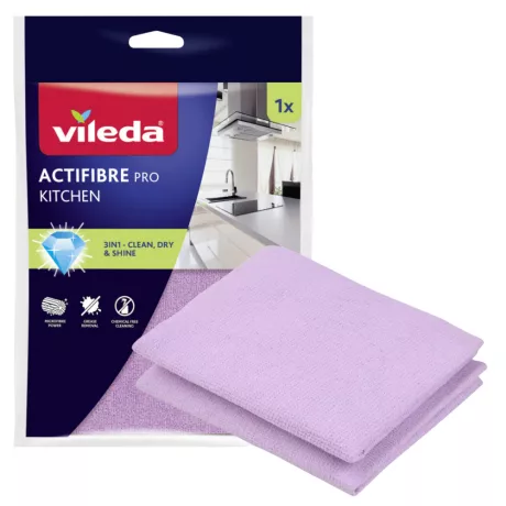 Vileda Actifibre Pro mikroszálas konyhai törlőkendő