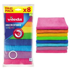 Vileda Colors 8 színű mikroszálas törlőkendő 8db