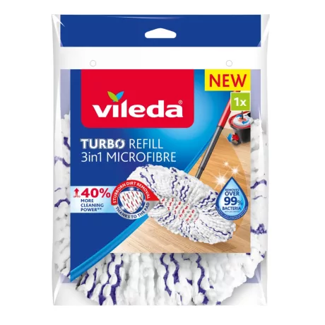 Vileda Turbo 3in1 mikroszálas felmosófej - pedálos felmosó szetthez