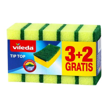 Vileda Tip Top mosogatószivacs 3+2db-os