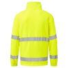 Portwest F302 Hi-Vis cipzáras polár pulóver sárga