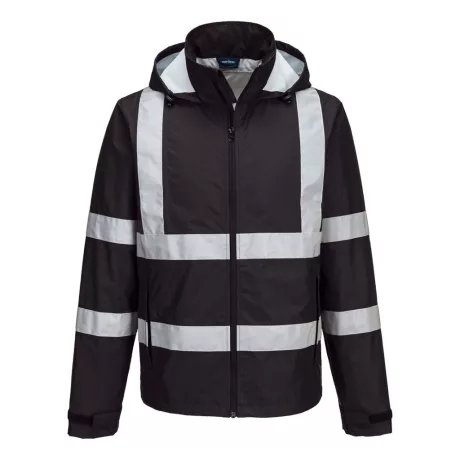 Portwest F442 Iona Enhanced összecsomagolható kabát fekete