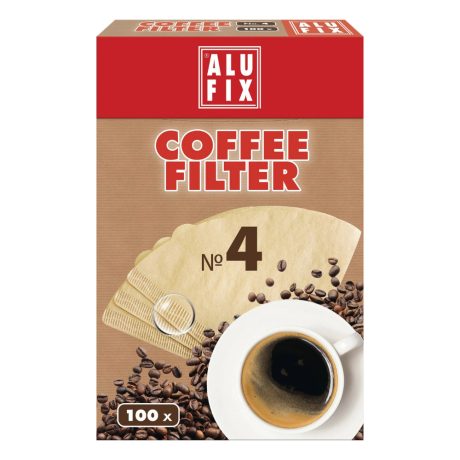 Alufix kávéfilter 4-es méret 100db