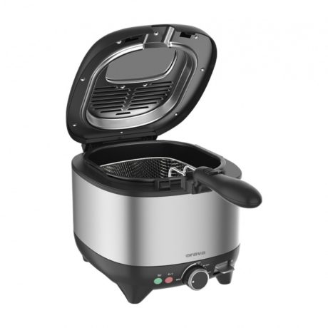 Orava olajsütő kivehető kosárral + tartállyal 2,5L 1600W