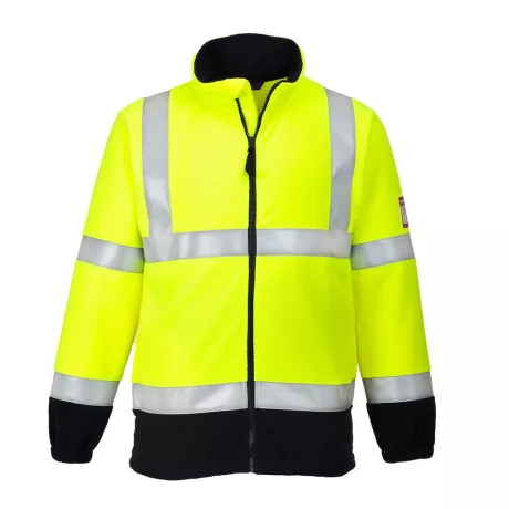 Portwest FR31 Hi-Vis lángálló antisztatikus polár pulóver sárga