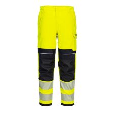   Portwest FR409 PW3 Modaflame Hi-Vis női lángálló nadrág sárga-fekete