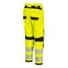 Portwest FR409 PW3 Modaflame Hi-Vis női lángálló nadrág sárga-fekete